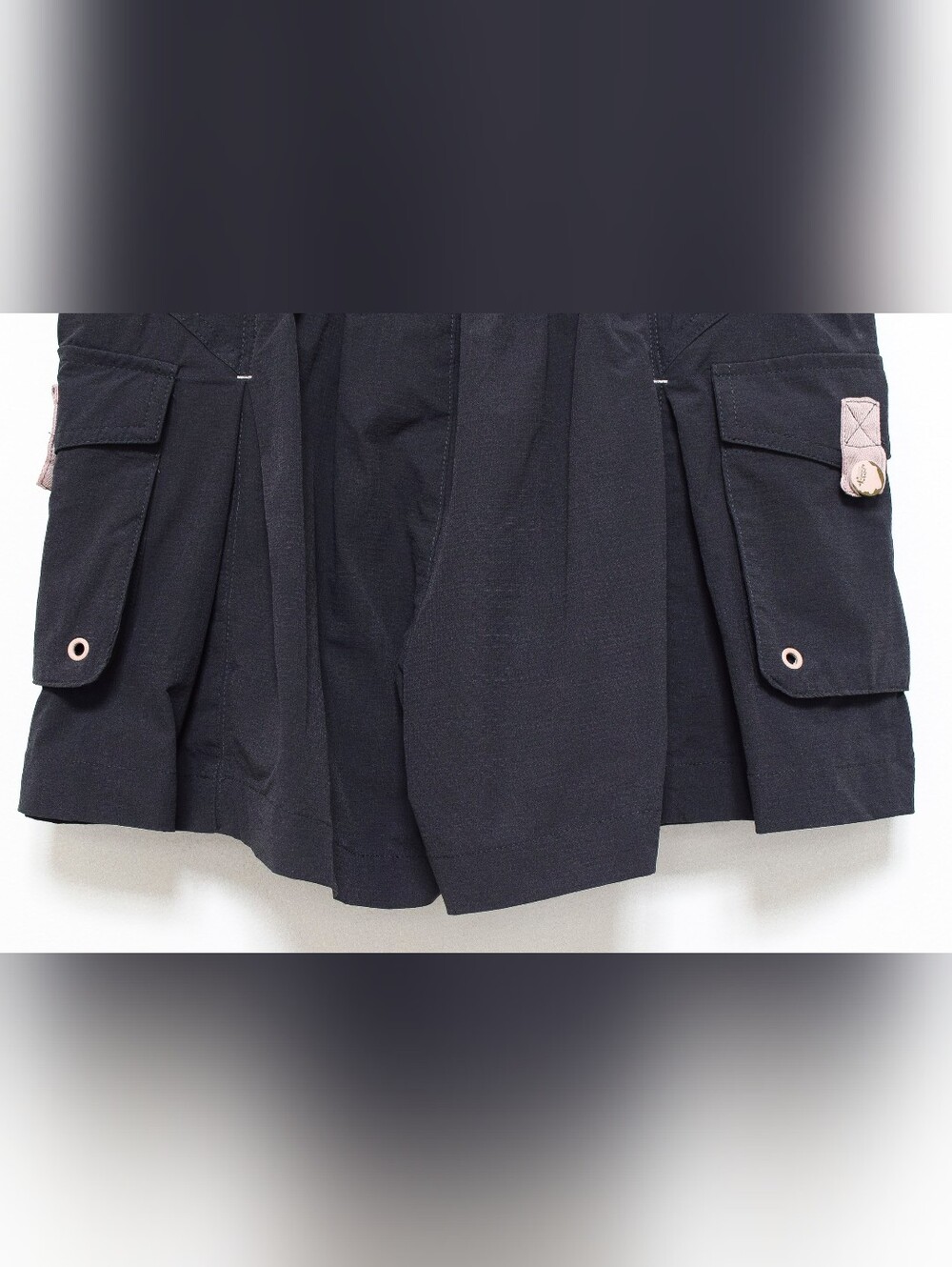 FP Movement Great Yonder Skort Pleat Mini Skirt Sz S Gray Pink Cargo Activewear - Picture 9 of 12